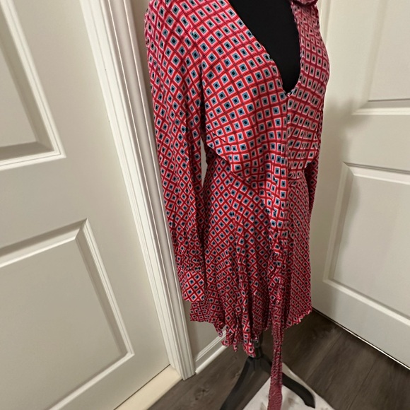 Free People It Takes Two Long Sleeve Mini Dress - Picture 7 of 8